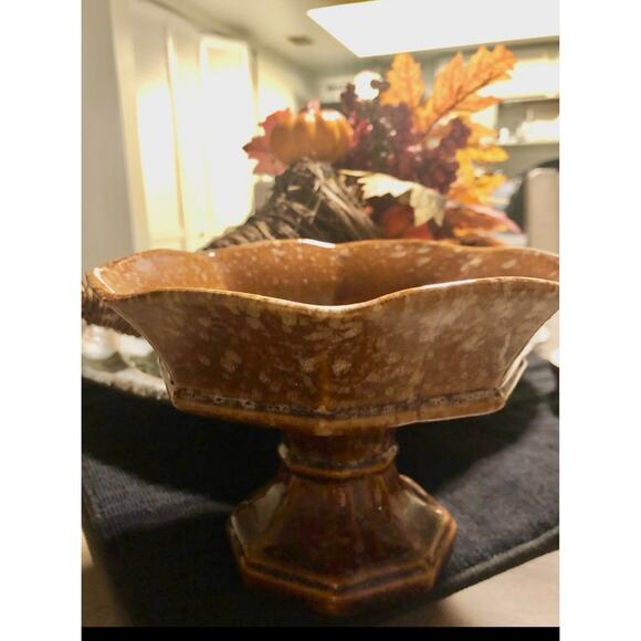 Vintage‎ Fall Harvest Planter Glazed Ceramic UNIQUE - Picture 1 of 7